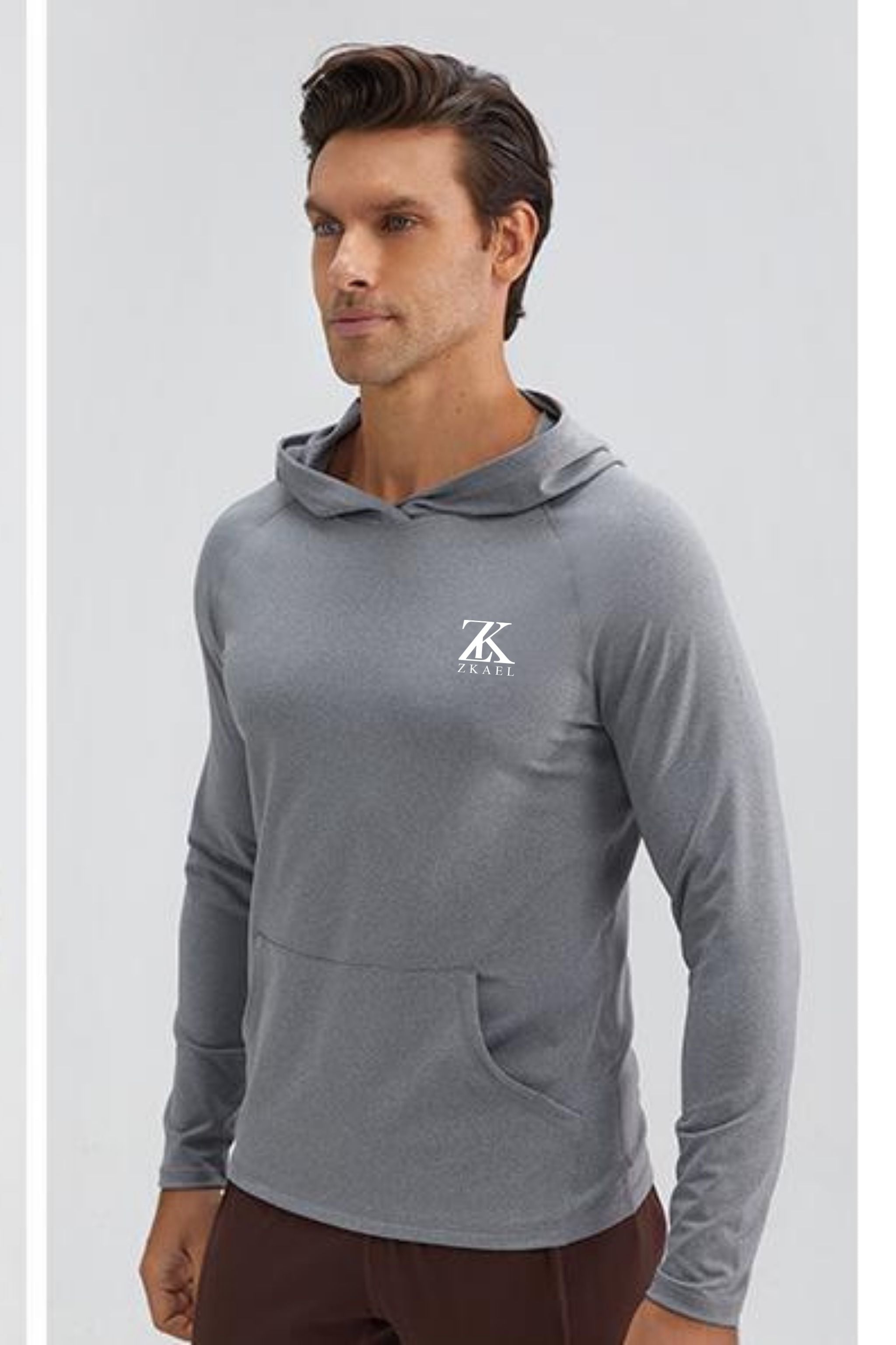 Camiseta Manga Larga con Capucha | ZKAEL