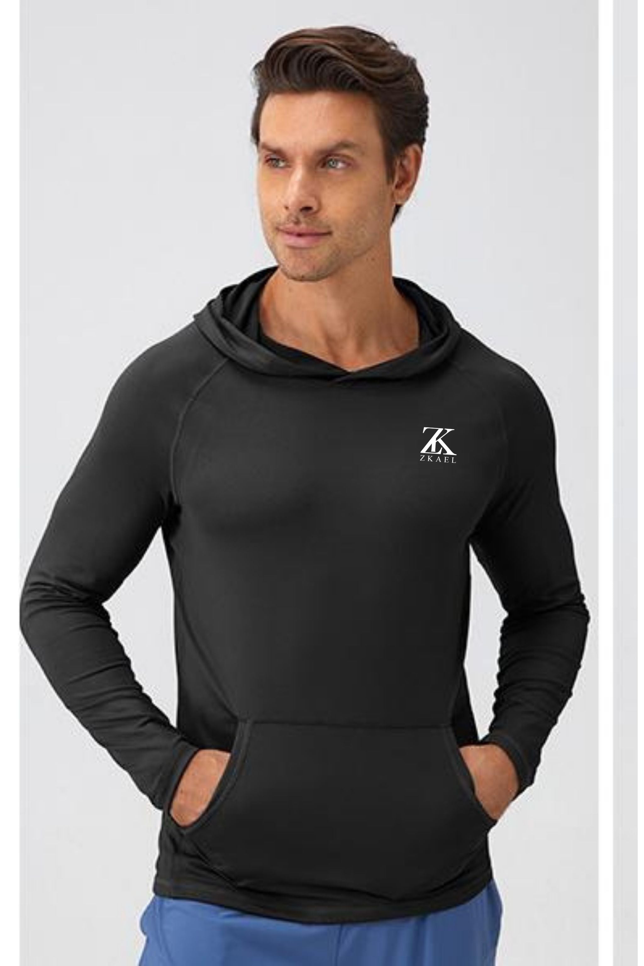 Camiseta Manga Larga con Capucha | ZKAEL