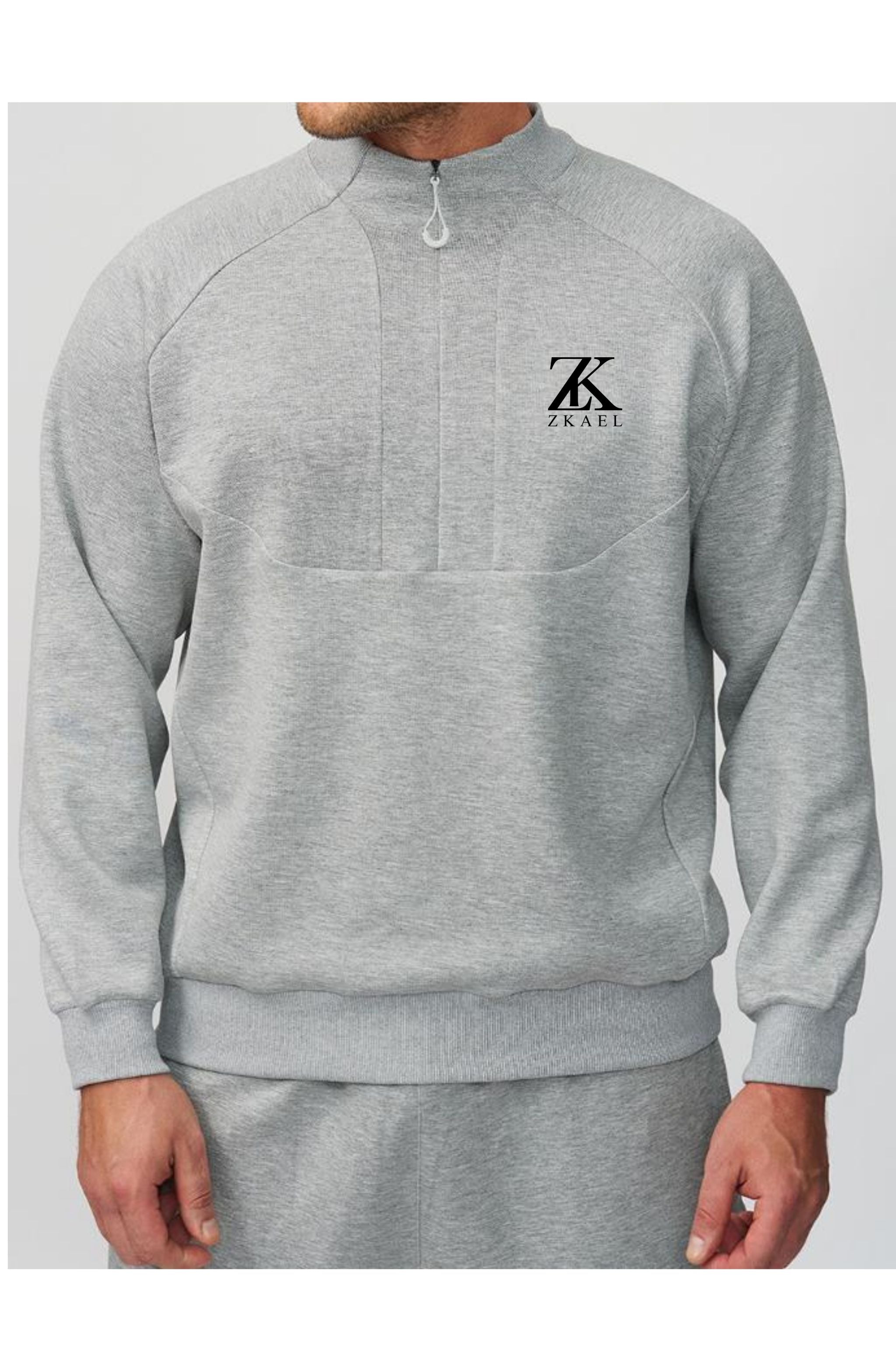 Sudadera Quarter-Zip Premium | ZKAEL