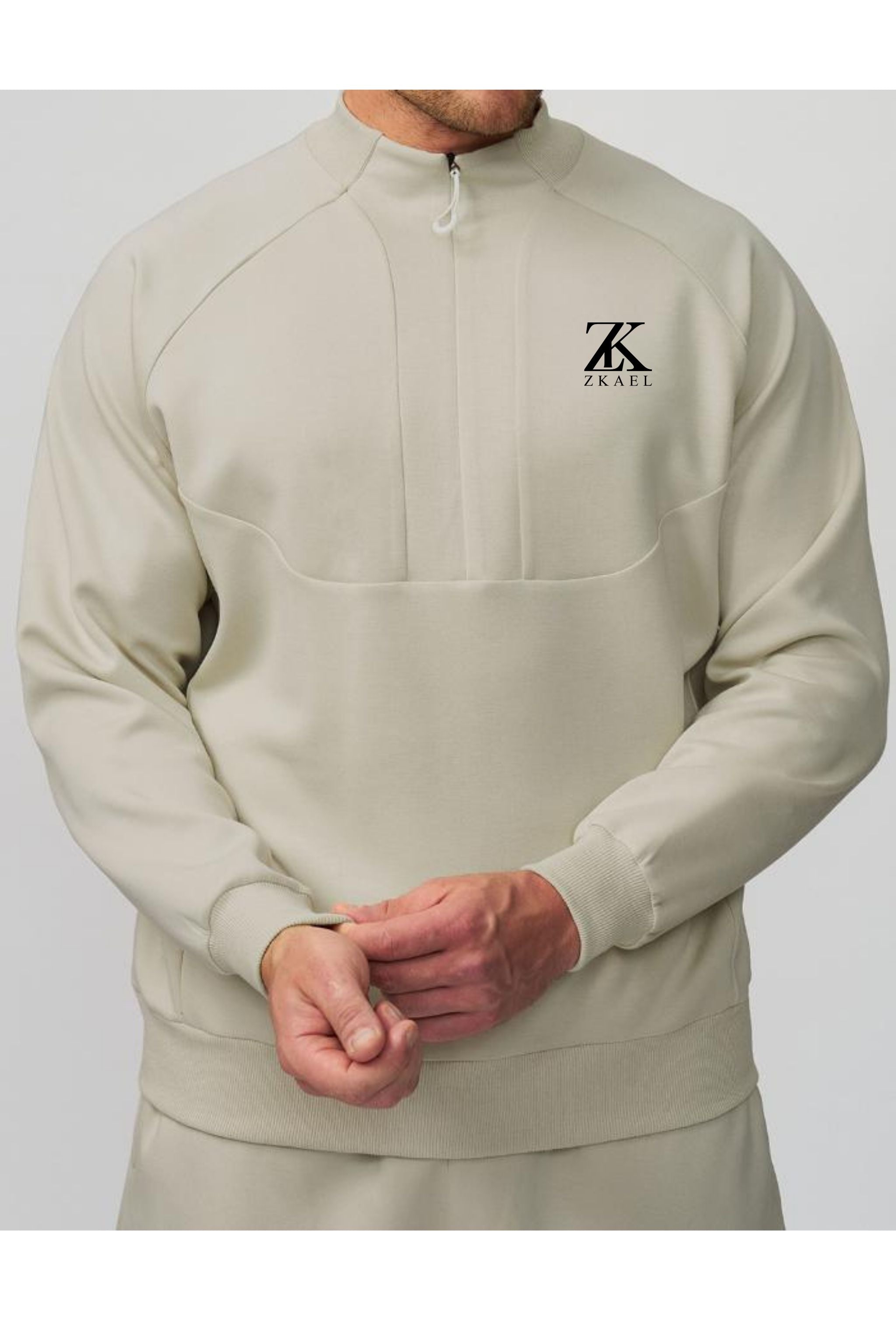 Sudadera Quarter-Zip Premium | ZKAEL