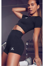 Wave Matching Set - Crop Top & Shorts