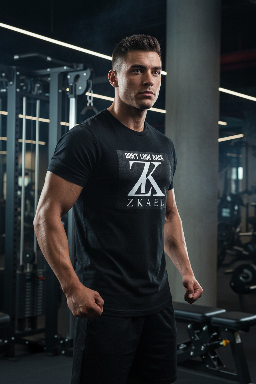 Don't Look Back Tee - Male Gym